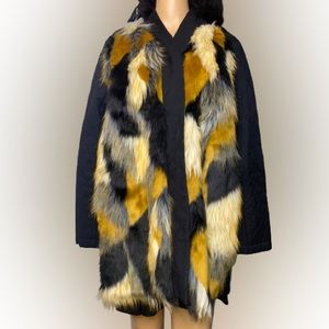 COPY - LOGO by Lori Goldstein Women's Faux fur Quilted Jacket